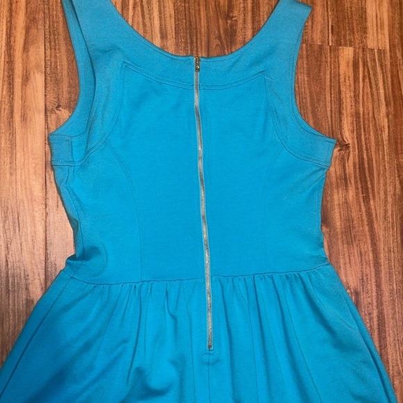 Lilly Pulitzer women’s dress large 12 14 mini Agatha Turquoise blue stretch NWOT - Picture 6 of 11